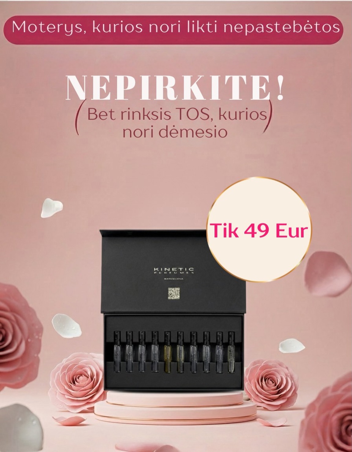 Toms, kurios nenori ištirpti minioje.

Absoliutaus pasitikėjimo savimi aromatai ✨